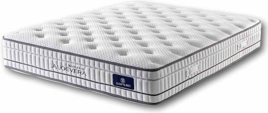 Como felt & wadding producers Aloevera Doubleface 30 Ημίδιπλο Ανατομικό Στρώμα 110x190cm με Ανεξάρτητα Ελατήρια
