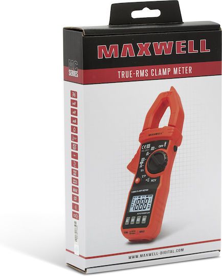 Maxwell & Williams Αμπεροτσιμπίδα Digital 600A AC Wahre Effektivwert