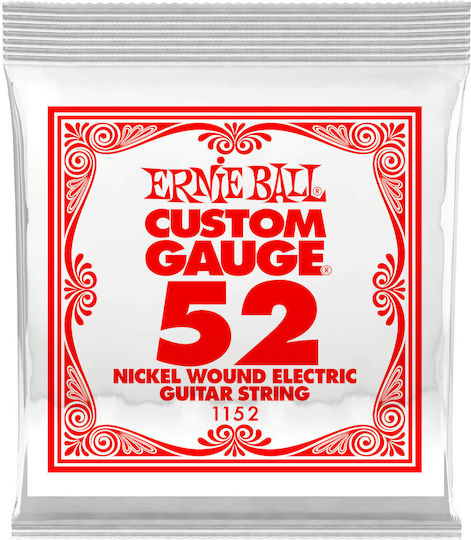 Ernie Ball Single Nickel Wound Mandolin String 52 Inch Ball End