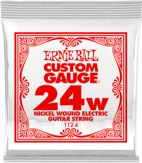 Ernie Ball Einzelne Nickel gewickelt Saite für Laute 24" Kugelkopf