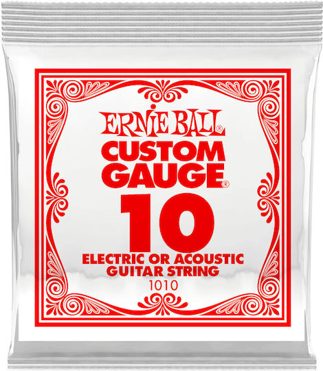 Ernie Ball Single Steel Mandolin String 10 Inch Ball End