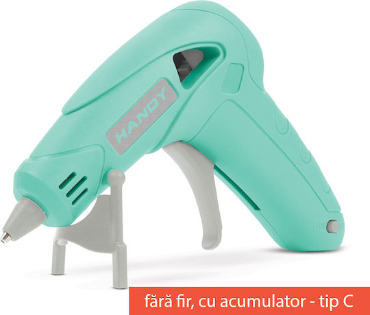 Alista Home 11100B Pistol de lipit cu adeziv 3.7V pentru tije de silicon 7mm