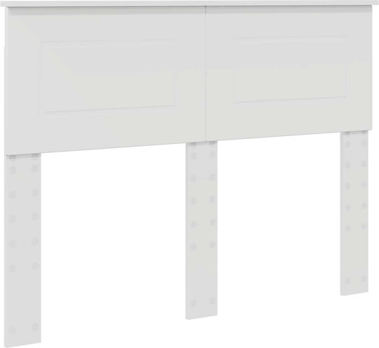 Doppelbett Aus Holz Weiß Für Die Matratze 137x203cm