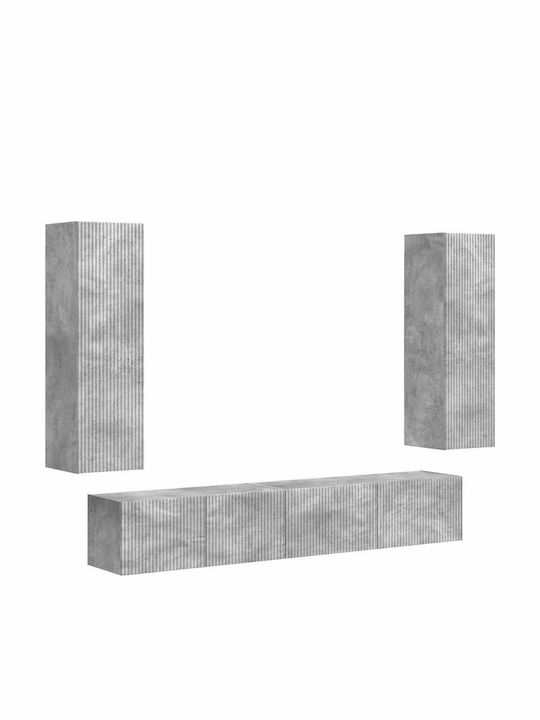 Living Room TV Unit Grey L30xW31xH100cm