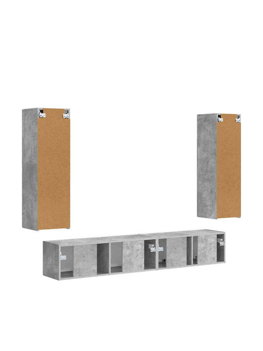 Living Room TV Unit Grey L30xW31xH100cm
