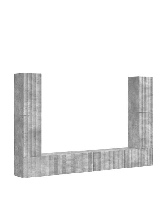 Wohnzimmer TV-Einheit Grau M31xB30xH60cm