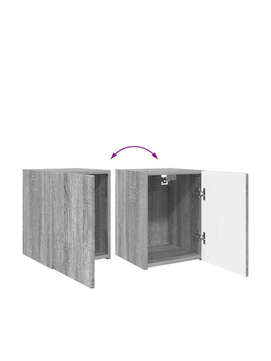 Wohnzimmer TV-Einheit Gray Sonoma L30xB31xH100cm