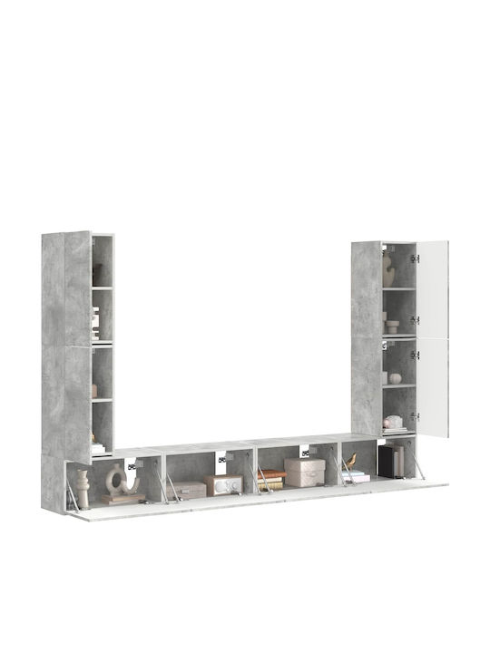 Wohnzimmer TV-Einheit Grau M31xB30xH60cm