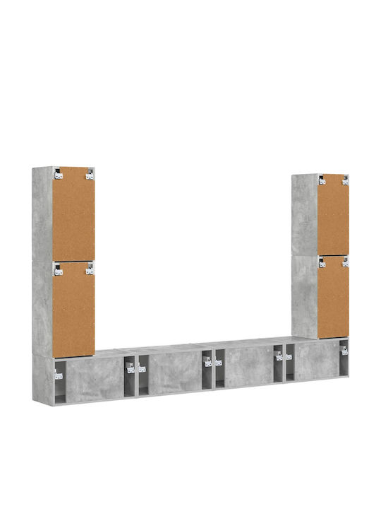 Wohnzimmer TV-Einheit Grau M31xB30xH60cm