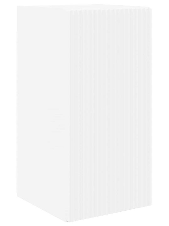 Living Room TV Unit with Lighting White L78.5xW30xH29.5cm