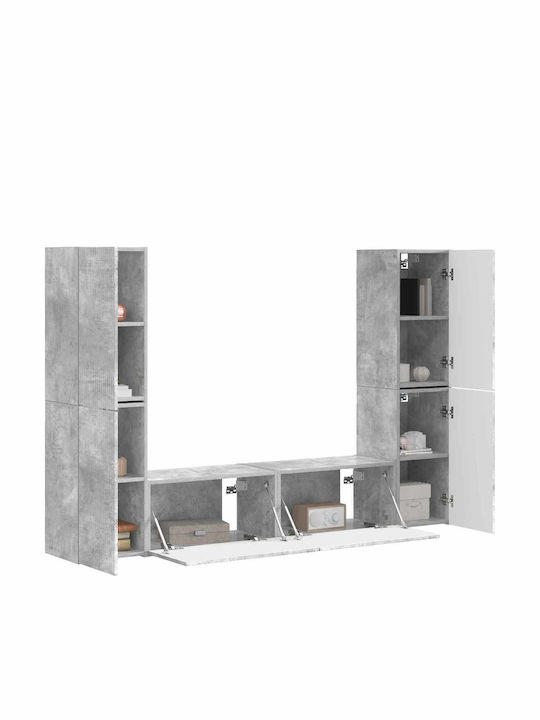 Living Room TV Unit Grey L31xW31xH60cm