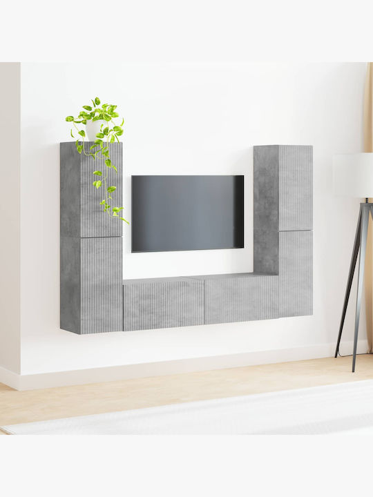 Living Room TV Unit Grey L31xW31xH60cm