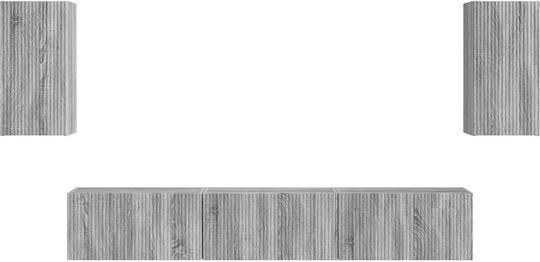 Living Room TV Unit Gray Sonoma L30xW31xH60cm