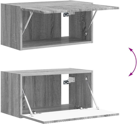Living Room TV Unit Gray Sonoma L30xW31xH60cm