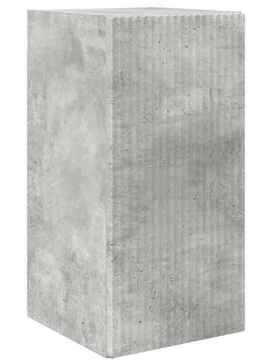 Wohnzimmer TV-Einheit Grey mit Beleuchtung L78.5xB30xH29.5cm