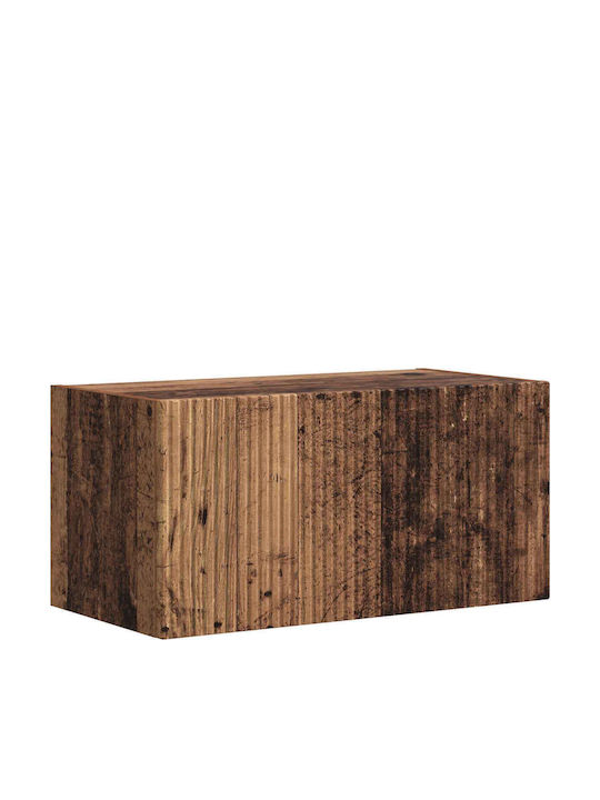 Wohnzimmer TV-Einheit Old Wood mit Beleuchtung L30xB31xH60cm