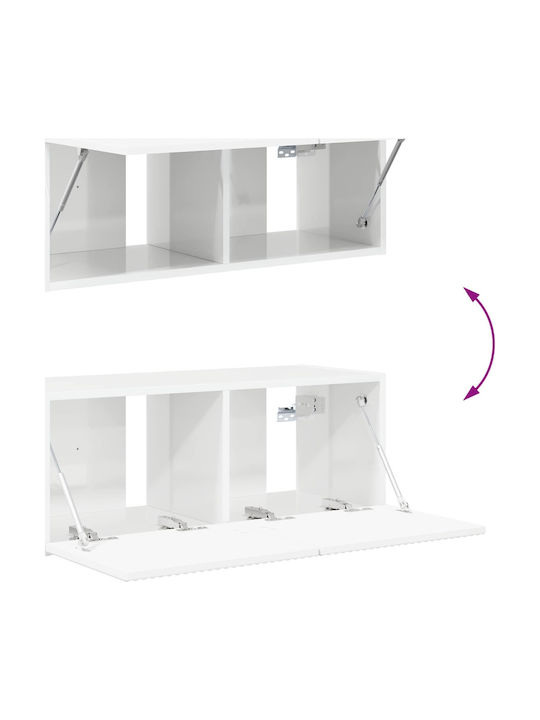 Wohnzimmer TV-Einheit White L78.5xB31xH30cm