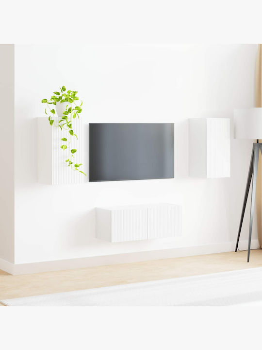 Wohnzimmer TV-Einheit White L78.5xB31xH30cm