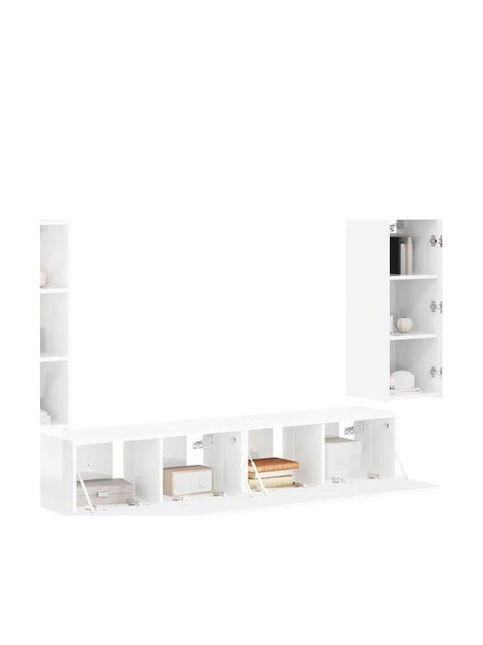 Living Room TV Unit White L78.5xW30xH29.5cm