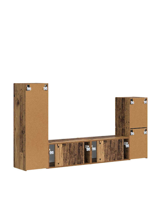 Living Room TV Unit Old Wood L30xW31xH100cm