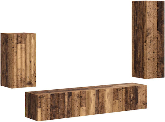 Living Room TV Unit Old Wood L30xW31xH100cm