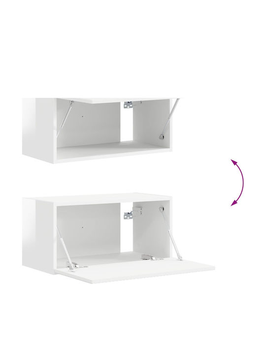 Living Room TV Unit White L30xW31xH80cm
