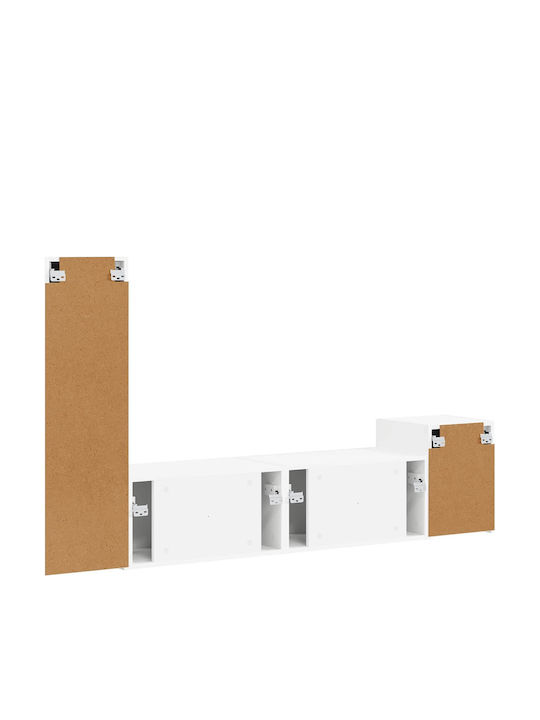 Living Room TV Unit White L30xW31xH100cm
