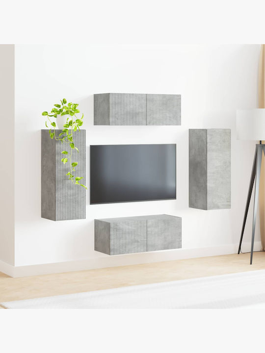 Wohnzimmer TV-Einheit Grey L78.5xB30xH29.5cm