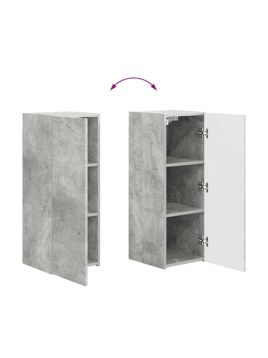 Wohnzimmer TV-Einheit Grey L78.5xB30xH29.5cm