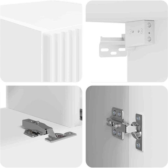 Wohnzimmer TV-Einheit White L30xB31xH100cm