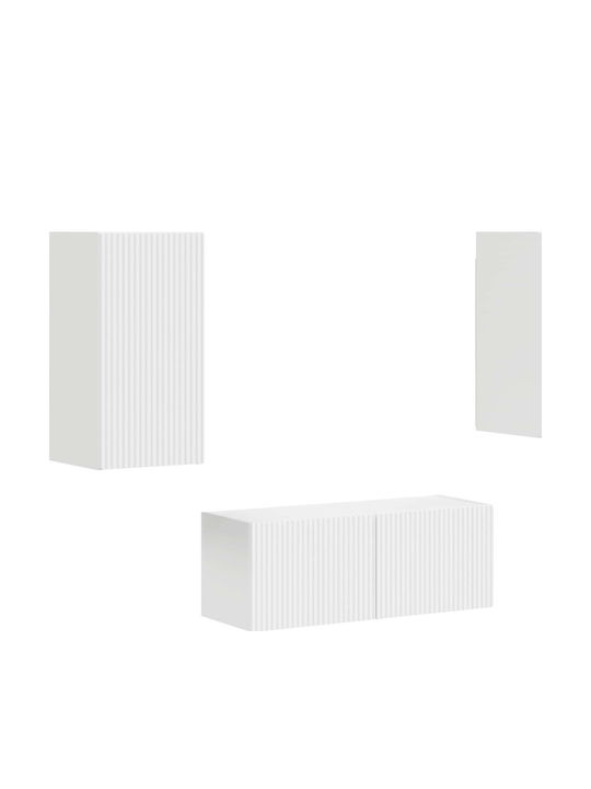 Living Room TV Unit White L78.5xW31xH30cm
