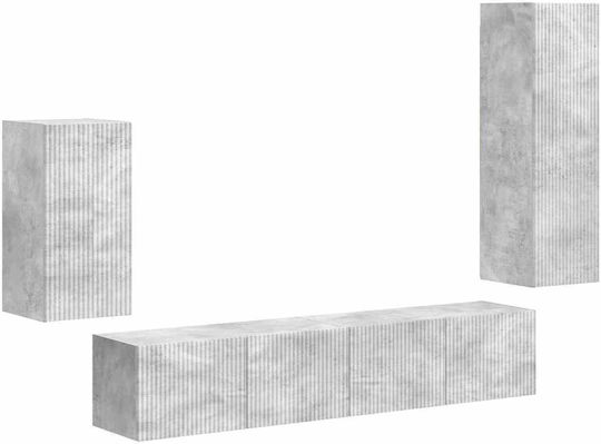 Wohnzimmer TV-Einheit Grey L30xB31xH100cm