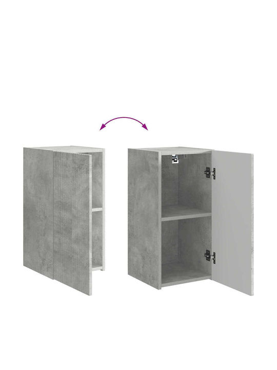Wohnzimmer TV-Einheit Grey L98xB31xH29.5cm
