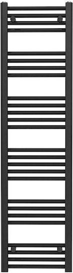 Thermo Towel Rail Bathroom 1500x400 Black