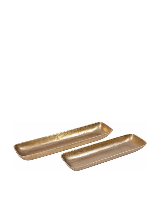 Pagri Dekorativer Aluminiumteller Gold Set aus 4 Stück 023577 Aluminium Pagri Dekorativer Aluminiumteller Gold Set aus 4 Stück 023577 Aluminium