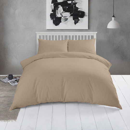 Melinen Pillowcase Set Beige 50x70cm.