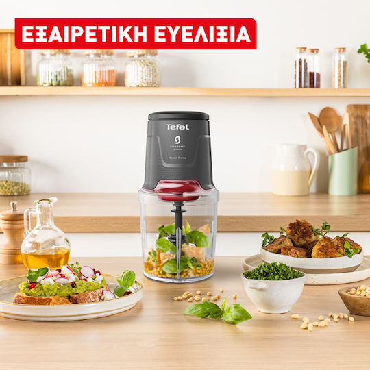 Tefal Easy Press Multi Chopper 600W with 500ml Bowl Gray