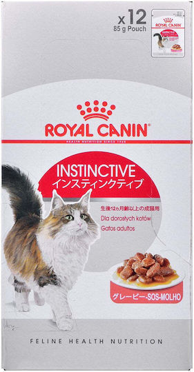 Royal Canin Instinctive Nasses Katzenfutter für Erwachsene Katzen in Beutel 12x85gr