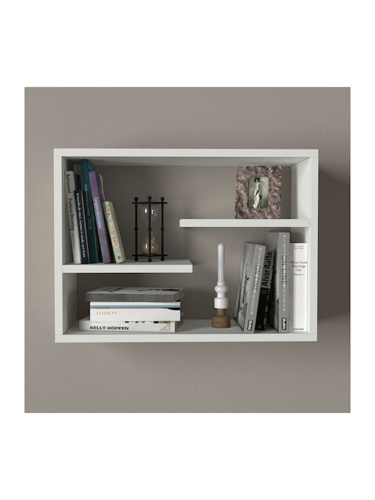 Ράφι Τοίχου Tino Λευκό 60x19.5x44εκ.