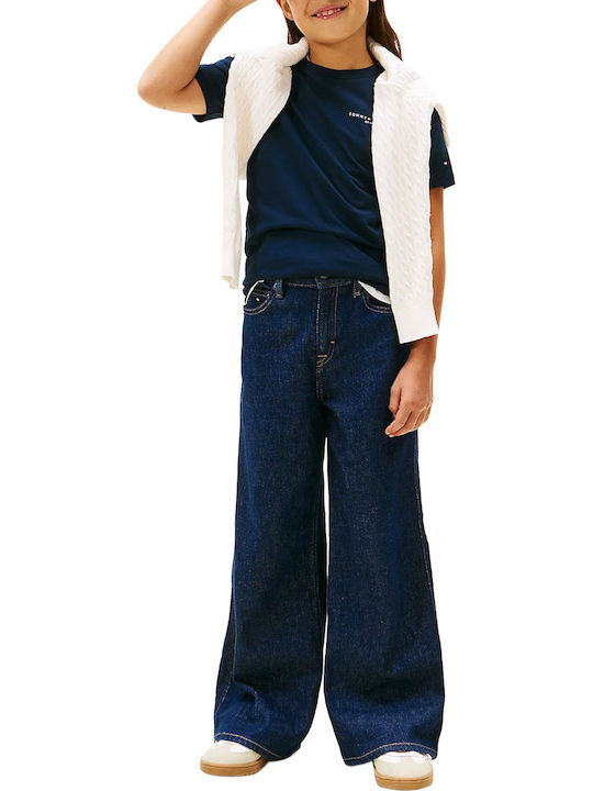 Kids' Shirt Short Sleeve Dark Night Navy