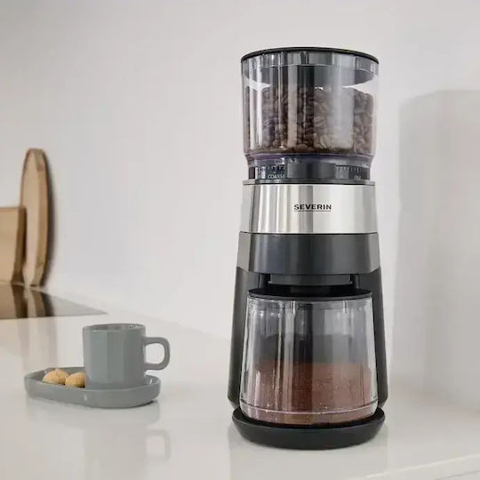 Severin Electric Coffee Grinder 140W for 240gr Beans Black