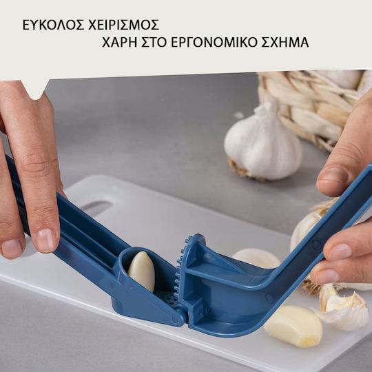 Facklemann Πρέσα Σκόρδου Essential Πλαστική Μπλέ