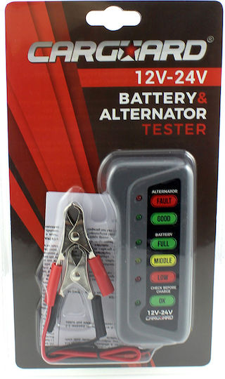Battery Alternator Tester 12v 24v Led Indicators Carguard