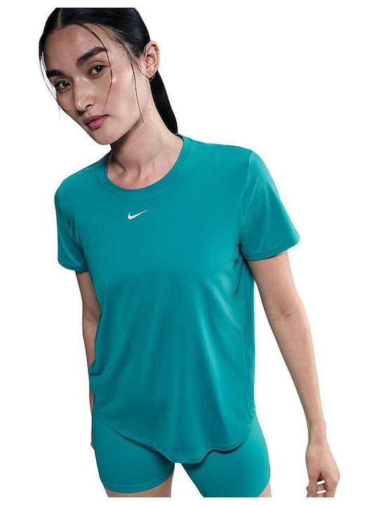 One Classic Damen Sport Kurzärmeliges Top Dri-Fit Dusty Cactus Weiß