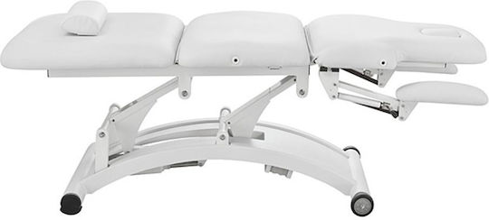 Weelko Metallic Folding Beige Massage and Physiotherapy Bed 200x73cm