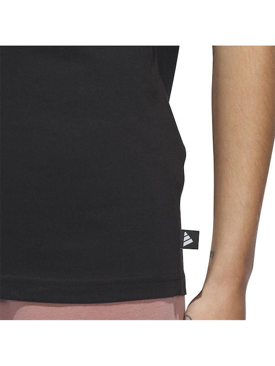 Floral Graphic Women's T-shirt Black