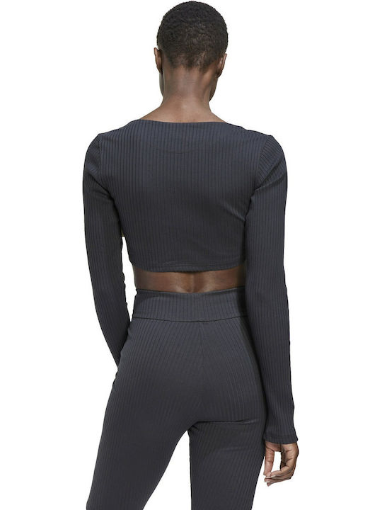 adidas Studio Lounge Blouse Carbon