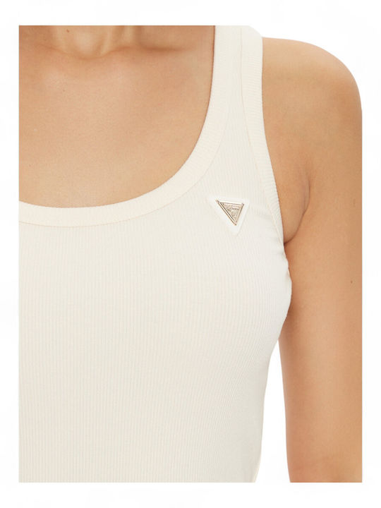 Women's Blouse Sleeveless Beige