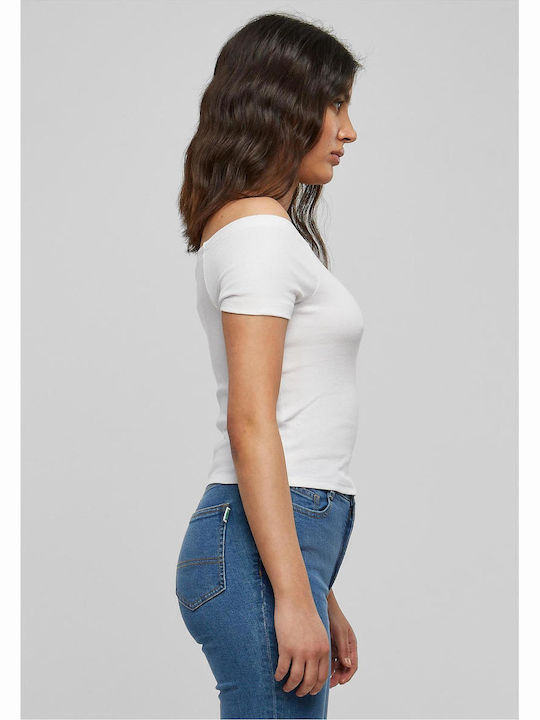 Γυναικείο Crop T-shirt Λευκό