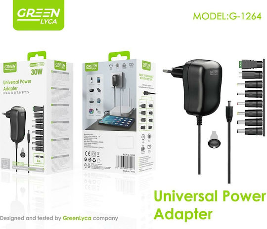 Green Lyca Универсален Зарядно за лаптоп 30W